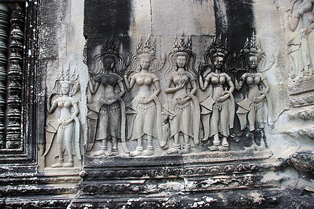 Bas Relief in Angkor Wat