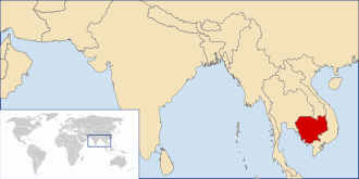 Kambodscha Karte 
