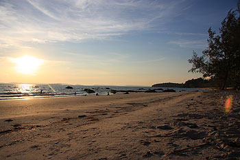 Sihanoukville Sunset am Independence beach